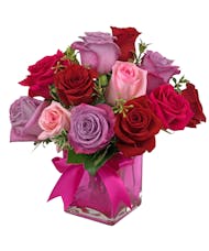 Romantic Rose Cube