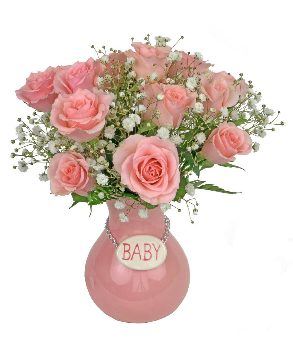 Baby Girl Vase New Baby Boy Flowers Evansville