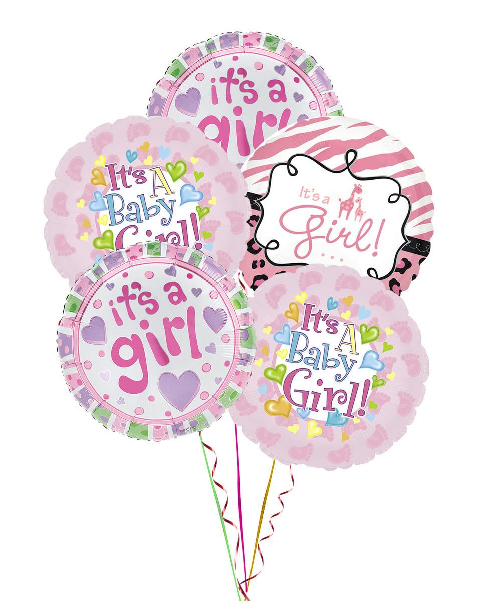 baby girl balloon bouquet