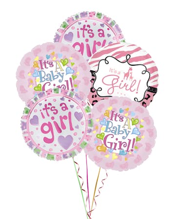 Baby Girl Balloon Bouquet Zeidler S Flowers