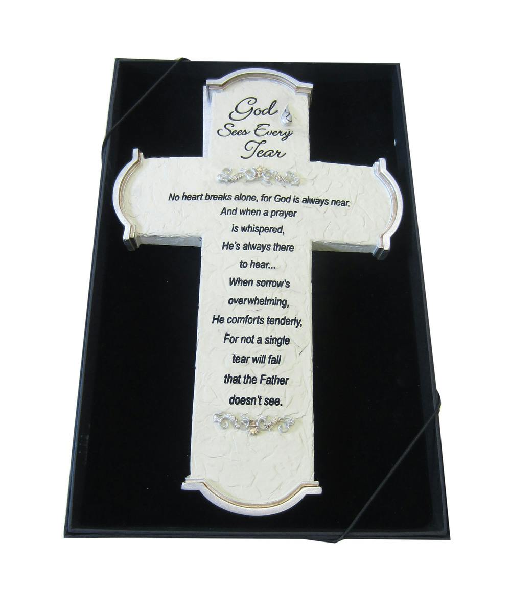 God Sees Every Tear Cross Zeidler's Flowers Evansville Indiana