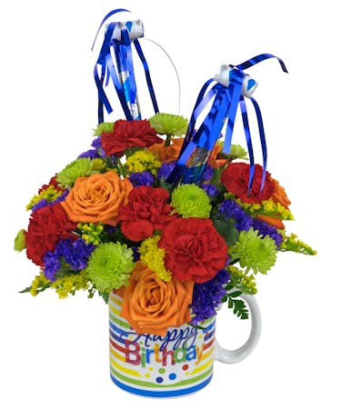 Birthday Mug Birthday Flowers Evansville Indiana