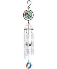 Stained Glass Sonnet Windchime - Remembering You