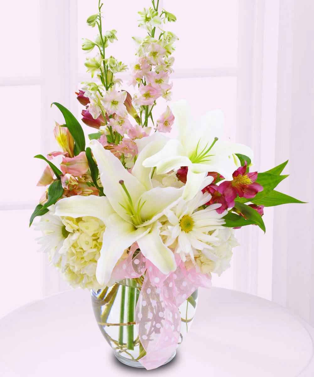 send flowers for new baby girl