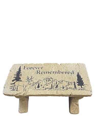 Stone Bench - Forever Remembered