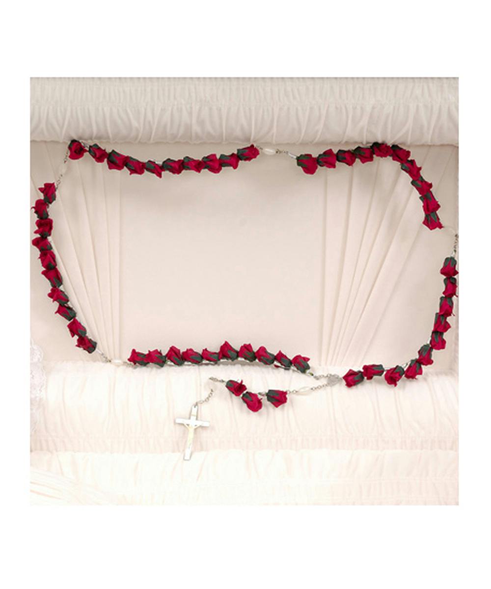 Rose Casket Lid Rosary | Zeidler's Flowers