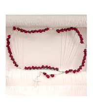 Rose Casket Lid Rosary